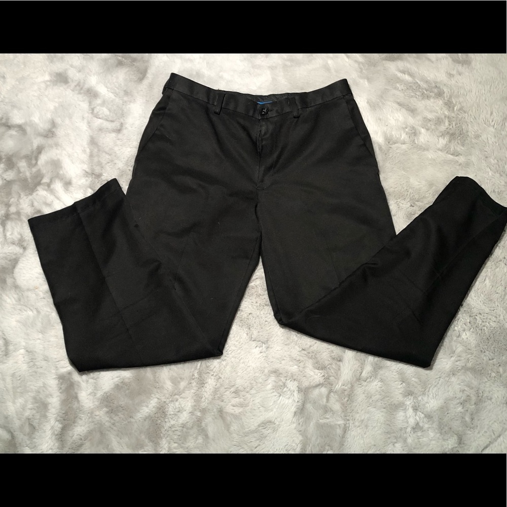 Haggar Black Dress Pants 32 x 30